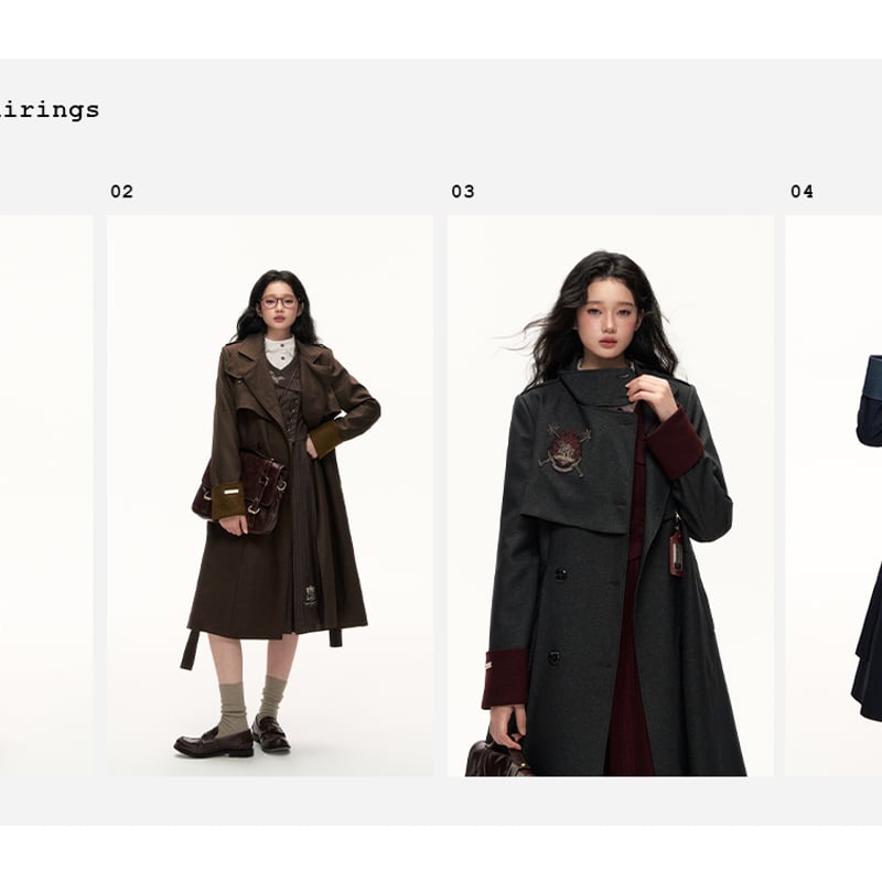 ハリーポッター フェイクツーピース コート KYOUKO2025冬 | Aki global