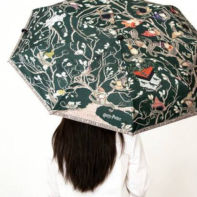 ハリーポッター ブラック家の家系図タペストリー柄 折り畳み傘 晴雨