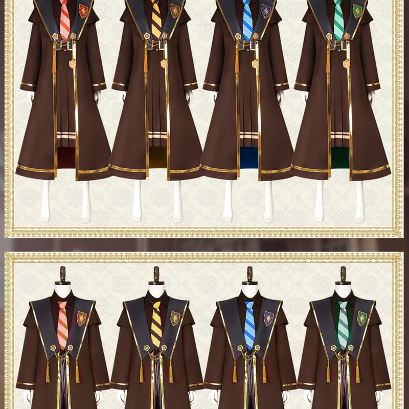 魔法の覚醒 魔法使いの和風ローブ ”蛇寮の緑” コスプレ衣装 女子制服