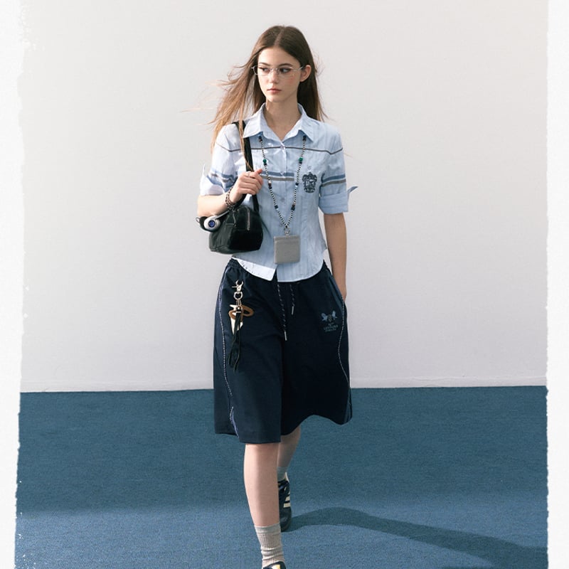 ハリーポッター 7分丈スリムシャツブラウス KYOUKO2025夏 | Aki