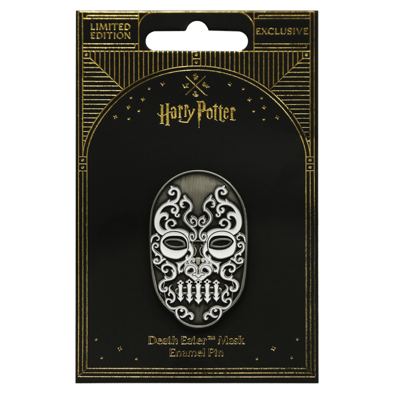 ハリーポッター デスイーターの仮面 蓄光 ピンバッジ HarryPotterSHOP