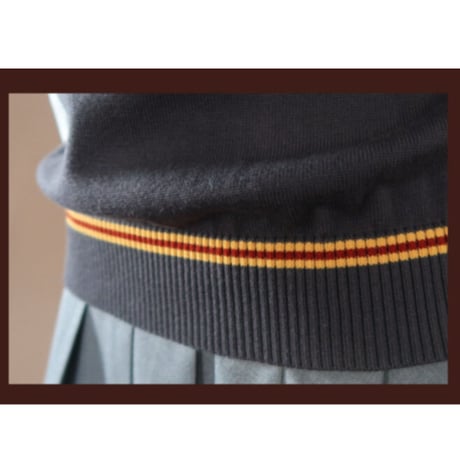 【公式】 ハリーポッター Vネックニット ベスト 刺繍入り  ホグワーツ制服 ME