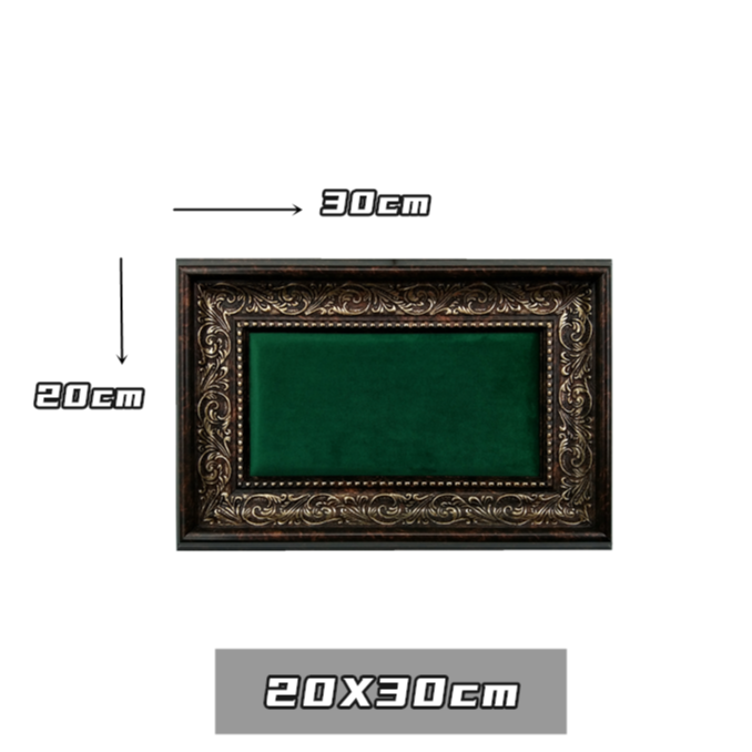 30×20㎝ 額縁 アクセサリースタンド 壁掛け 長方形 赤/緑/白