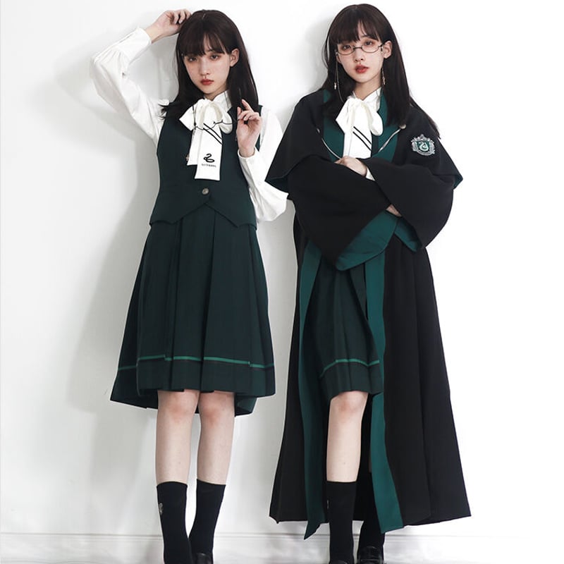 新品即決 ハリーポッター ブラウス スカート スリザリン 制服馆 KYOUKO