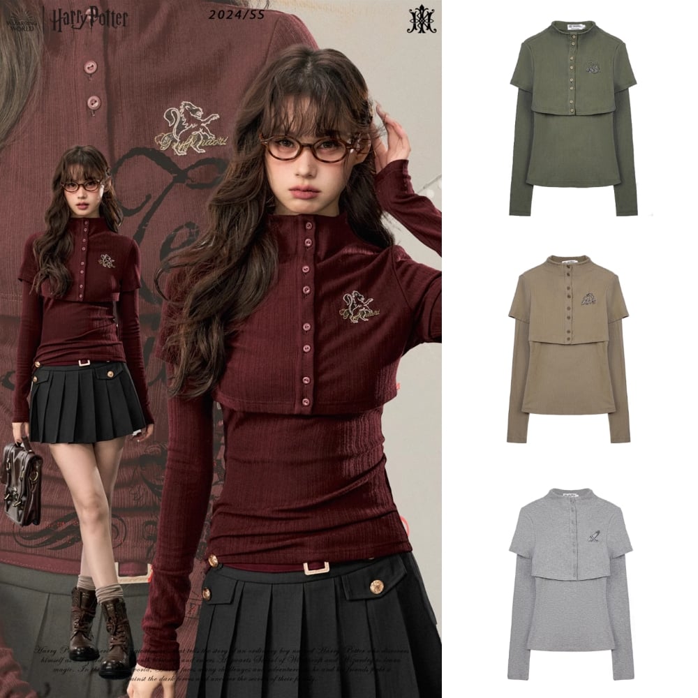 Spirit Jersey 激レア ハリーポッター 長袖シャツ Magical Hogwarts Spirit Jersey | Harry Potter Shop JP