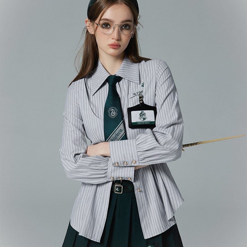ハリーポッター 制服 ハリーポッター グラスネック セーター ホグワーツ4寮