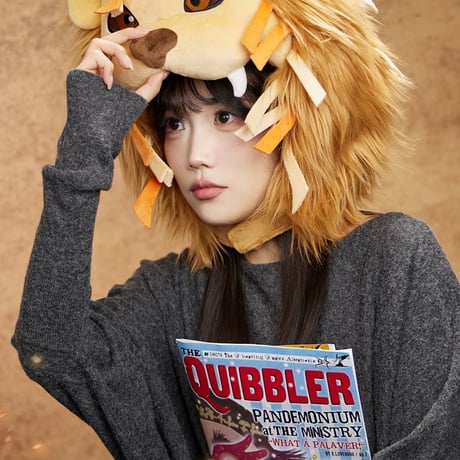 ハリーポッター ライオン ぬいぐるみハット ルーナ 海外限定品　GONG