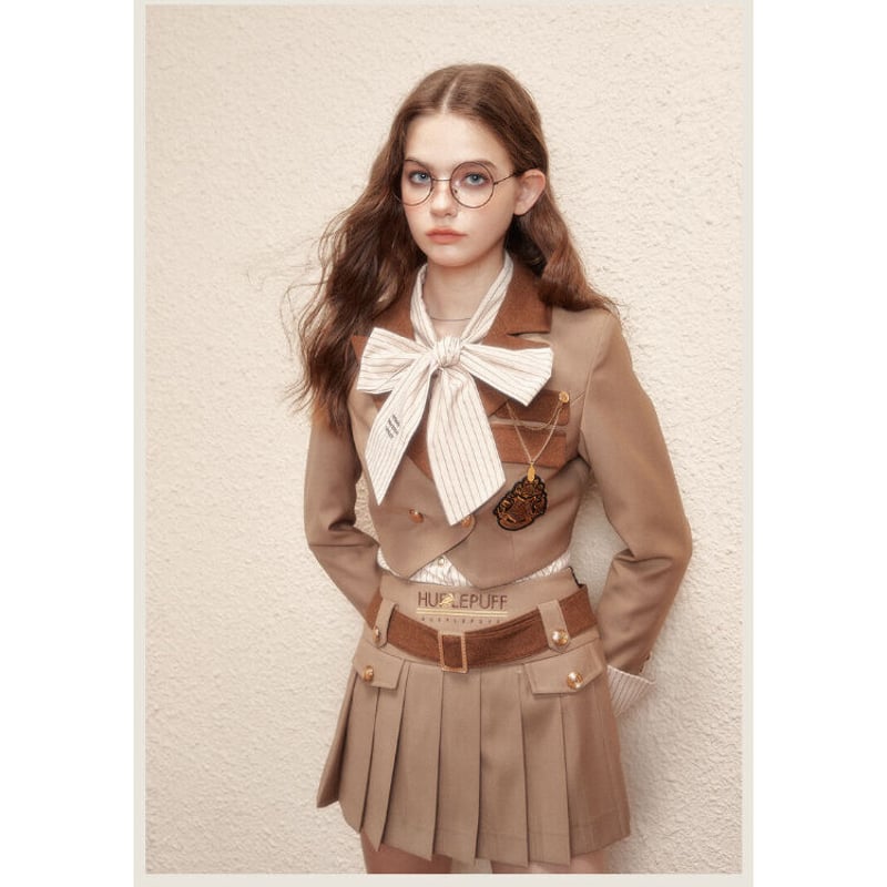 公式ハリーポッターショートスリムジャケット ホグワーツ寮4色