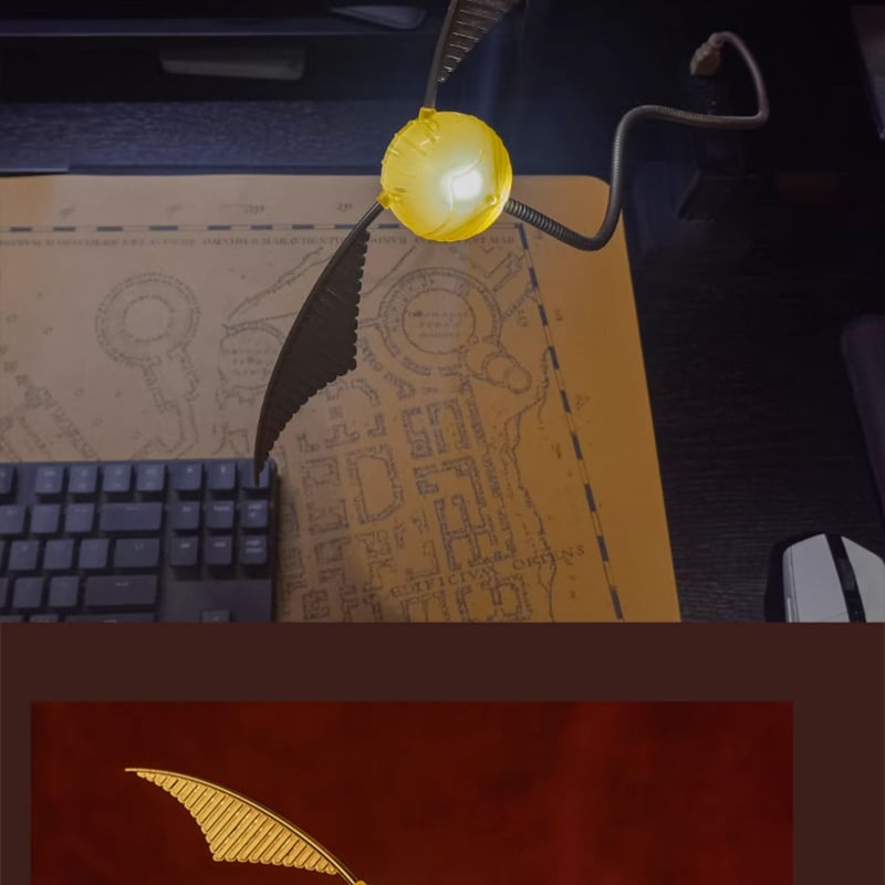 ハリーポッター ゴールデンスニッチ デスクミニランプ USB 海外限定