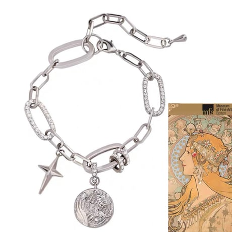 美品 ミュシャ コレクションシリーズ プルーフ銀貨「Dance」 COA