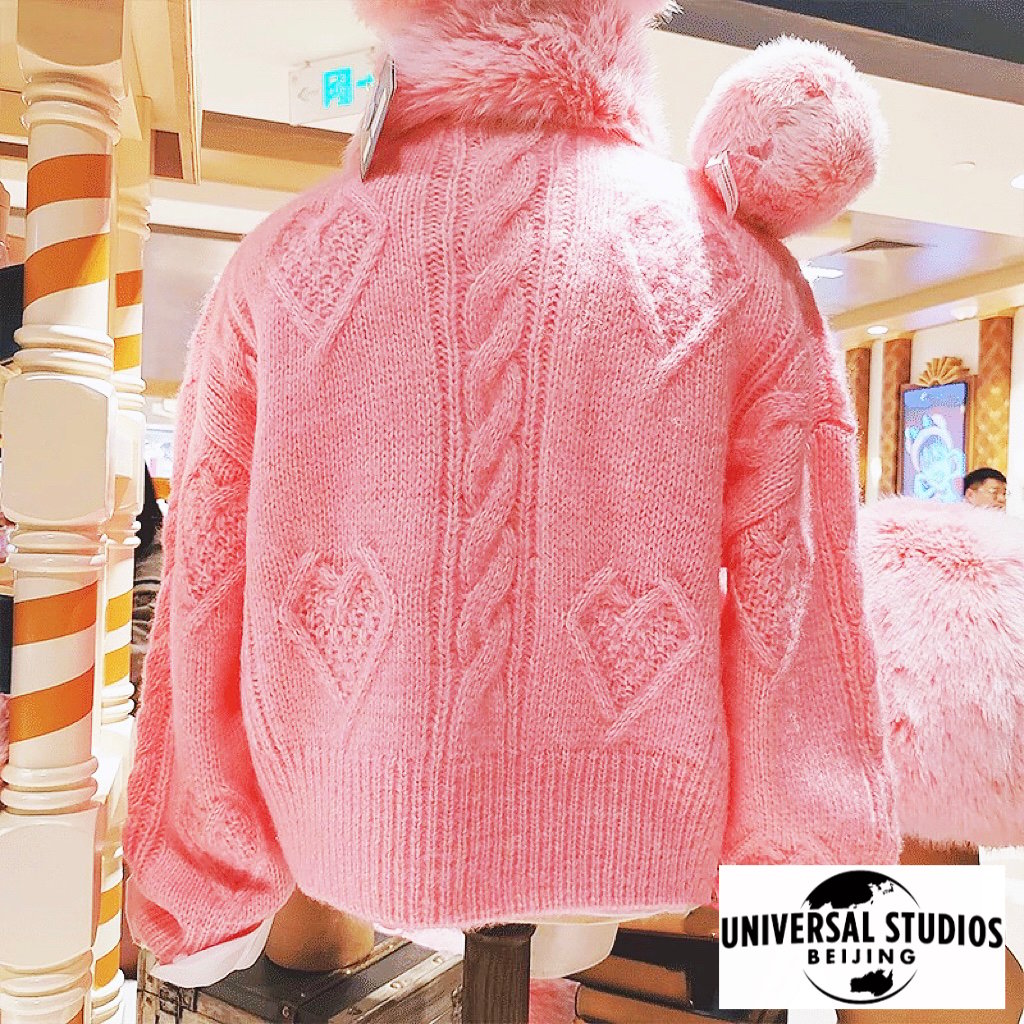 極美品♡ルネ LIMITED EDITION パフスリーブカーディガン ピンク ハリーポッター ピグミーパフ ニット カーディガン ユニバーサル