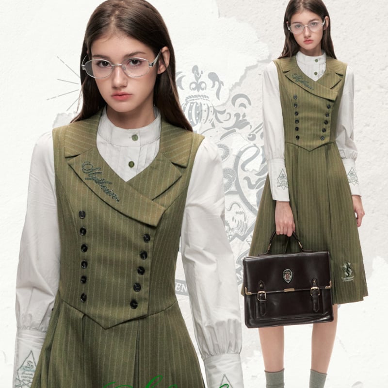 ハリー・ポッター ベストワンピース(スリザリン) ハリーポッター ベストワンピース KYOUKO2025冬 | Aki global