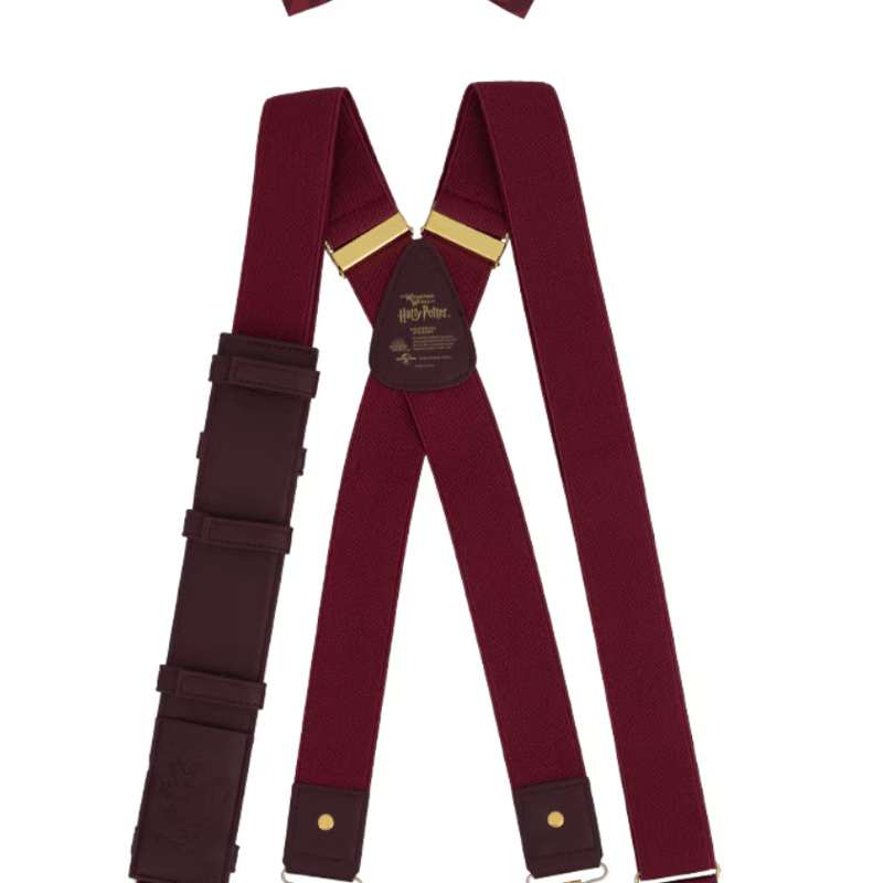 ハリーポッター サスペンダー杖ホルダー+蝶ネクタイ 海外ユニバーサル