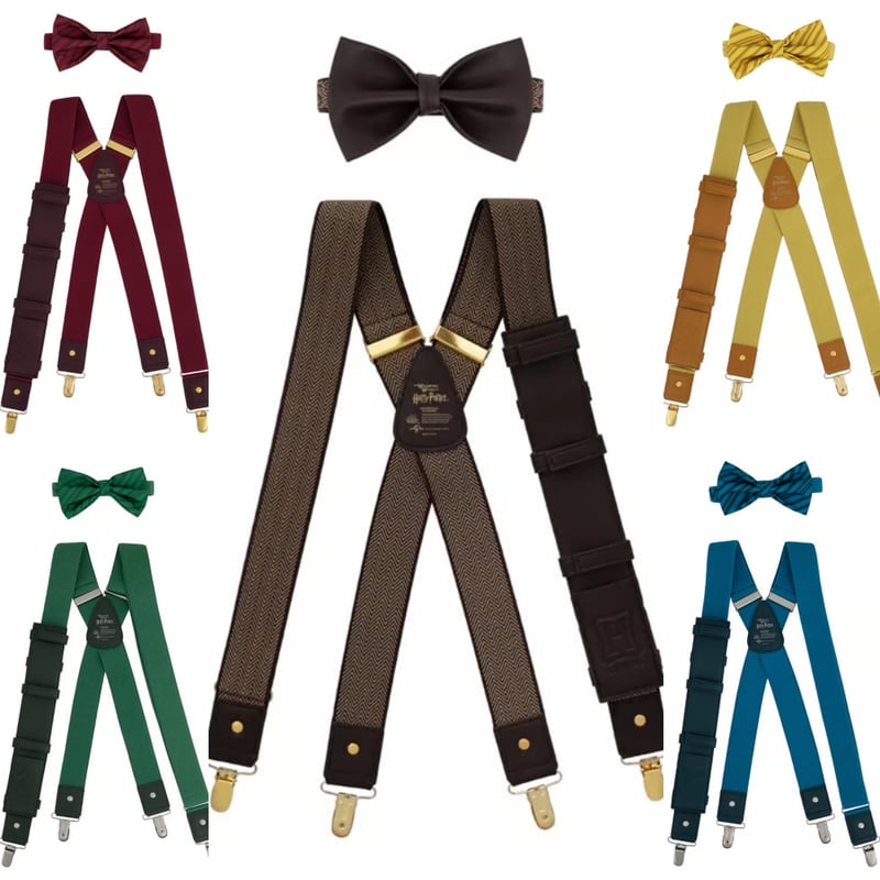 ハリーポッター サスペンダー杖ホルダー+蝶ネクタイ 海外ユニバーサル