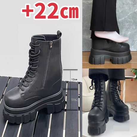 蜜柑 シークレット シューズ ブーツ 厚底 コスプレ 22cm トランプ兵様専用 シークレット シューズ ブーツ 厚底 コスプレ