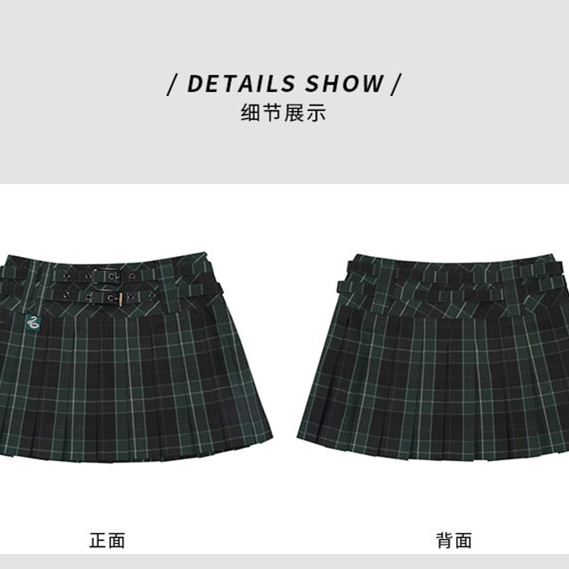 kumasan♡　リーナベル　コスチューム　ボルドーチェック　♡ 多ボタン使いチェック柄シャツチュニック - ベルーナ【公式】