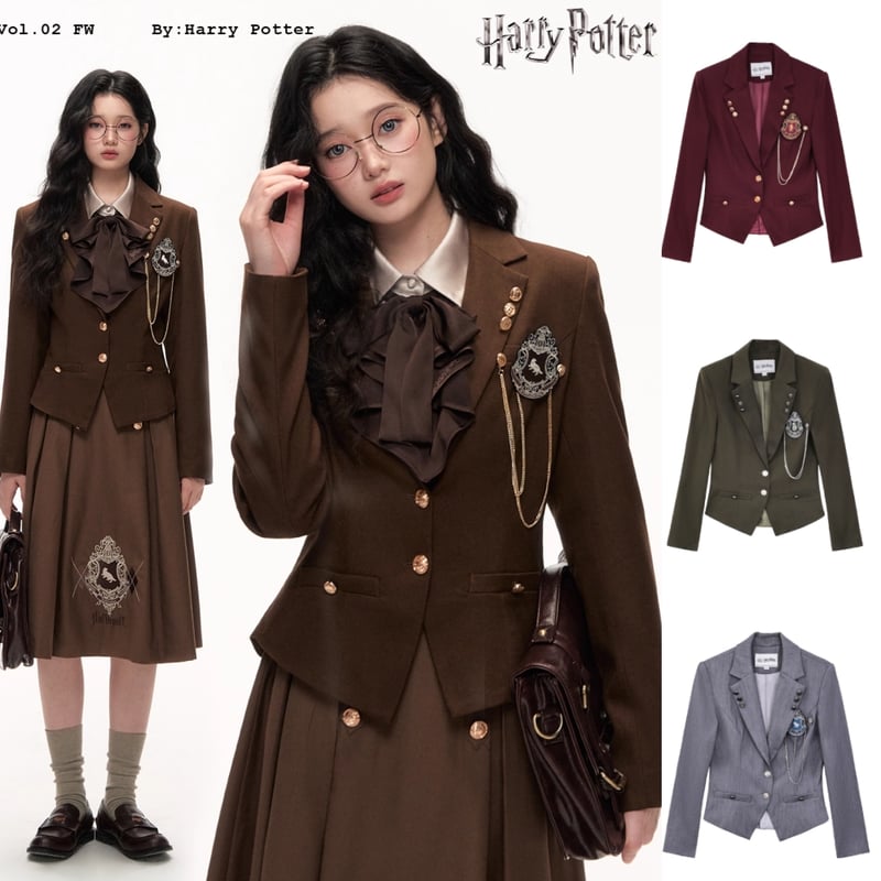 ハリーポッター スウェットテールブレザージャケット KYOUKO2025冬