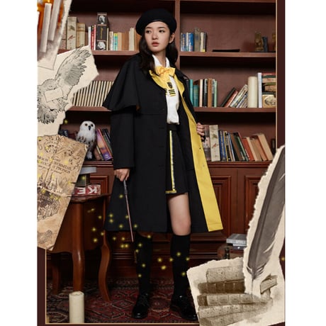 ハリーポッター ローブ風 ケープコートホグワーツ制服 海外限定公式ライセンス品 ME