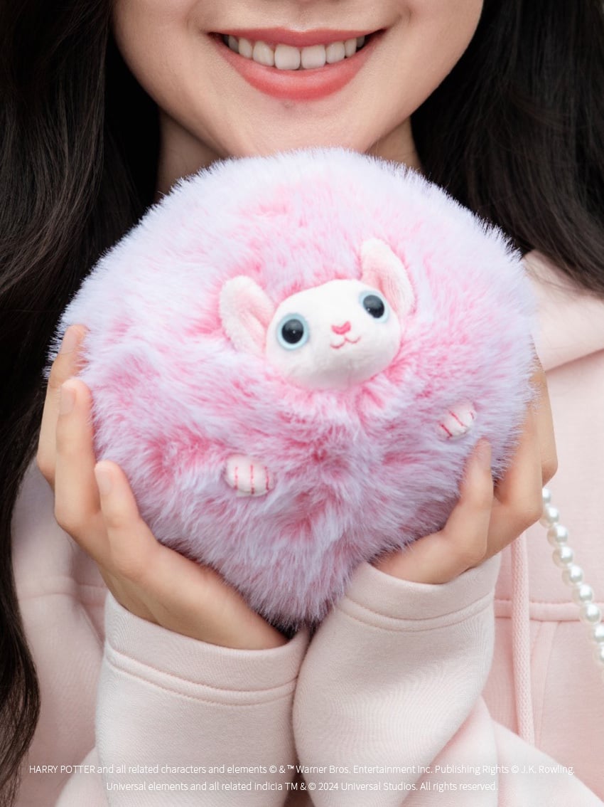 Harry Potter ピグミーパフ ぬいぐるみ ピンク ハリーポッター ピグミーパフ ぬいぐるみ ショルダーバッグ