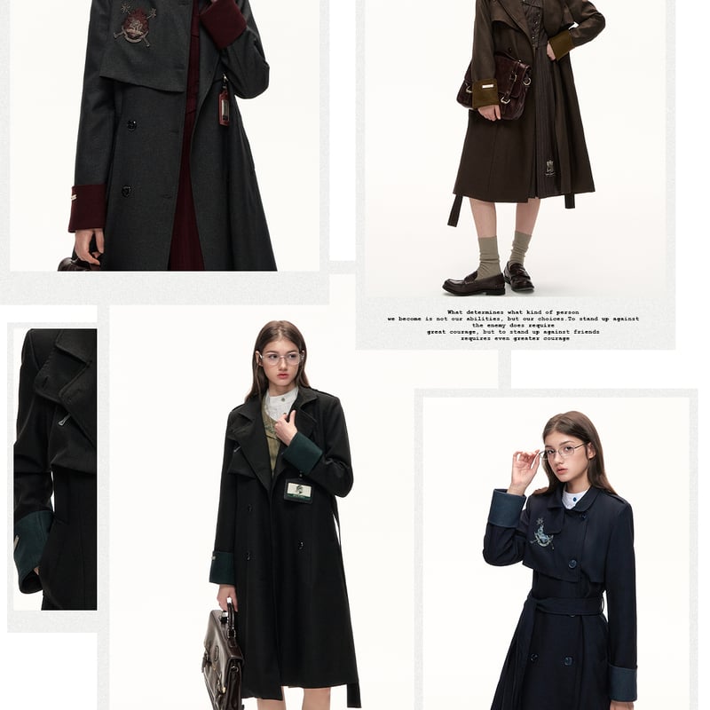 ハリーポッター フェイクツーピース コート KYOUKO2025冬 | Aki global