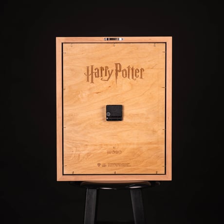 ハリーポッター レイブンクロー アンティーク 3D 壁掛け時計 ブラック 海外限定公式ライセンス品 ze