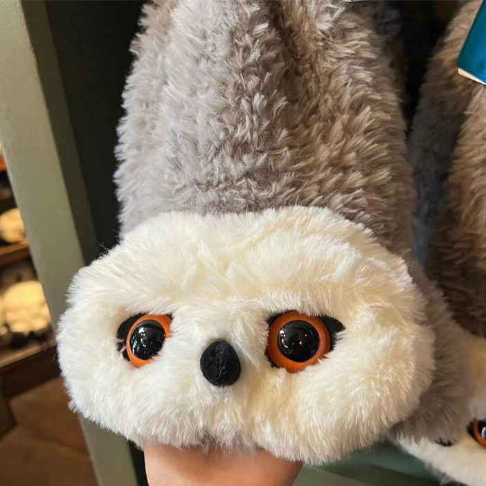 登場! ハリーポッター ヘドウィグ もふもふ ニット帽 ユニバーサル ぬいぐるみ
