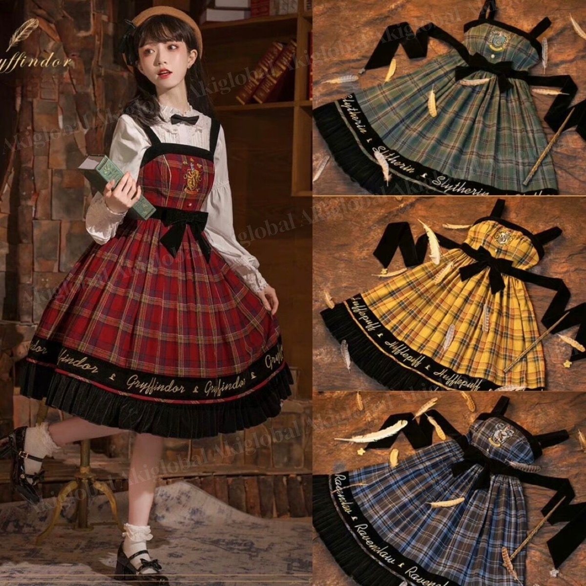 新品未使用タグ付き　ロイヤルパーティ　ハリーポッター スリザリン ワンピース ロイヤルパーティー ハリーポッター ミニワンピース スリザリン