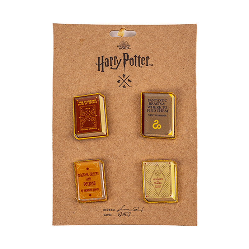 正規品 ハリーポッター ホグワーツ 教科書 ピンバッジ セット 海外版