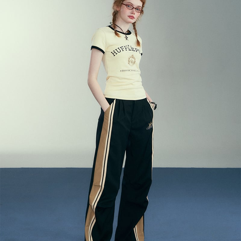 【ハリー・ポッター】インレー開襟シャツ& ロングパンツ スナイデルホーム] ハリー・ポッター インレー開襟シャツ OWHT