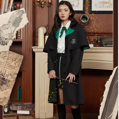ハリーポッター ローブ風 ケープコートホグワーツ制服 海外限定公式ライセンス品 ME