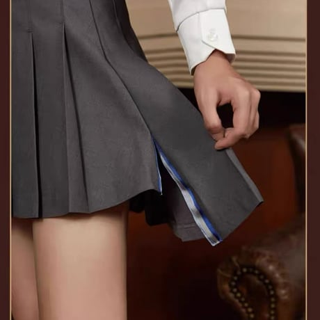 公式 ハリーポッター レイヤード プリーツスカート グレー 海外限定公式ライセンス品 ME