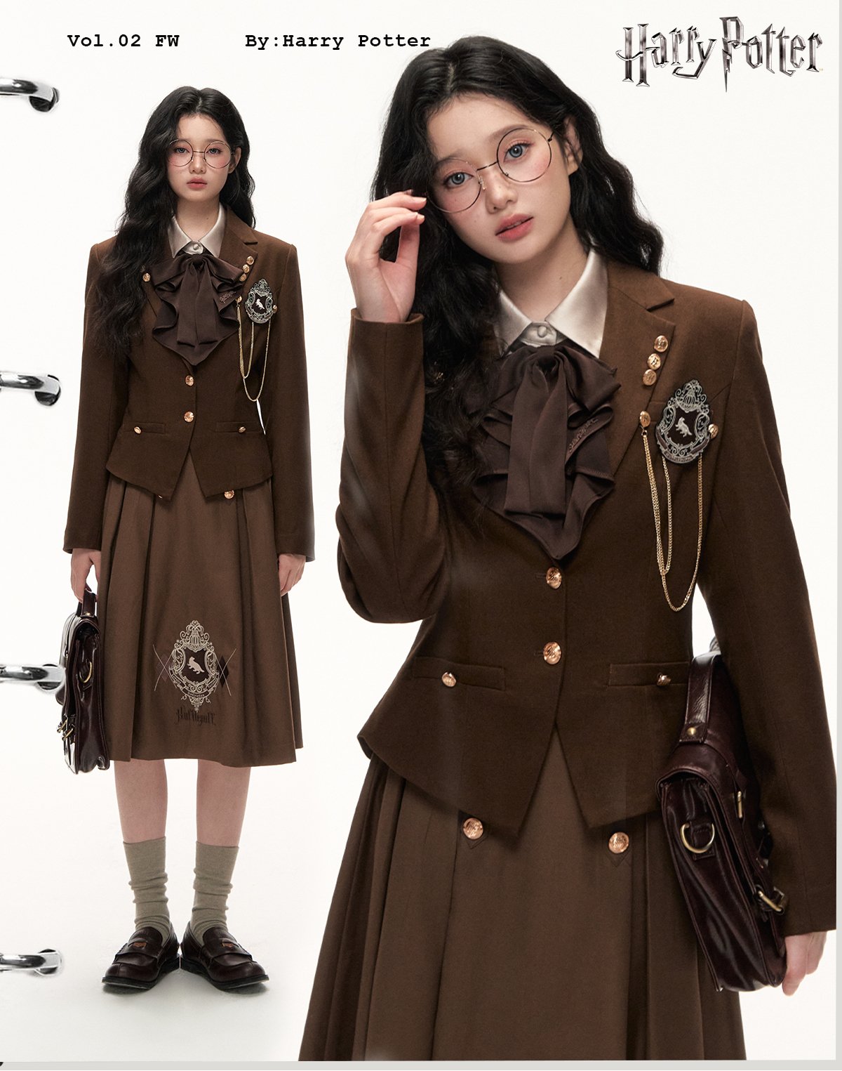 ハリーポッター KYOUKO 袖フリルシャツ ブラウス ハッフルパフ fit=scale-down,w=1200