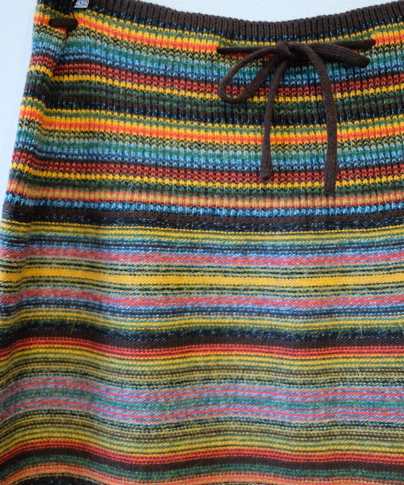 Striped shop skirt rainbow