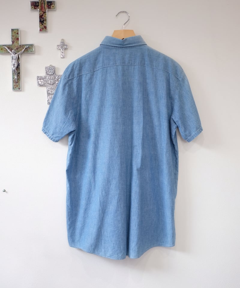 70's Made in Usa Oshkosh Chambray Shirt | Groo 70's Made in Usa Oshkosh Chambray Shirt | Groo