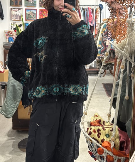 90’s Made in Usa BEAR RIDGE Native Fleece Jacket size:XL