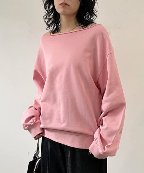 【select】裏毛ワンショルダープルオーバー（2176）