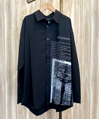【メンズ・ユニセックス】英字＆フォトプリントシャツ（133705）