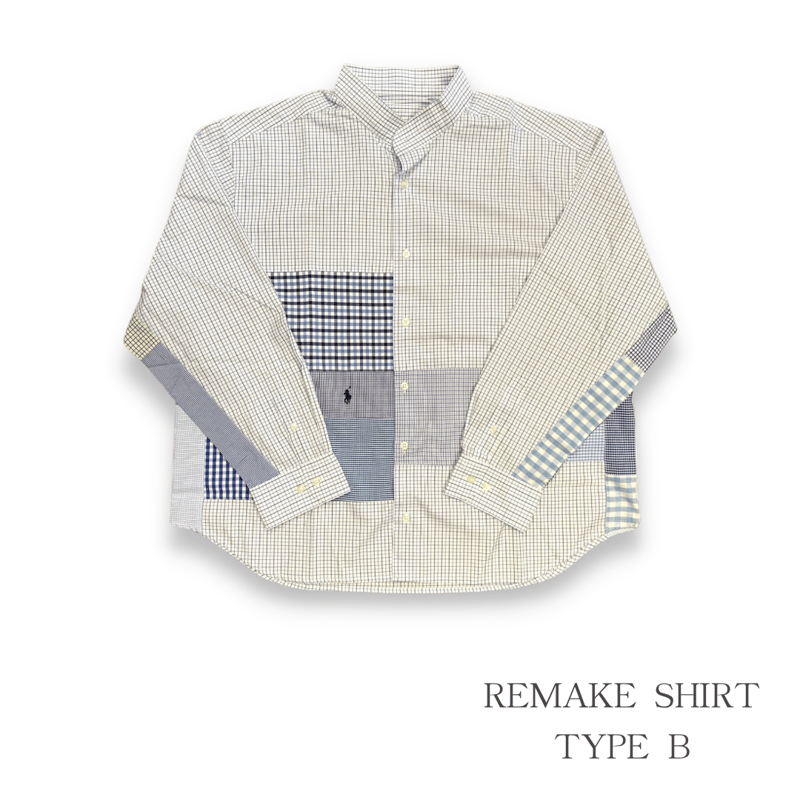 REMAKE SHIRTS TYPE-B チェックXLサイズ | 一宮市のセレクトショップの