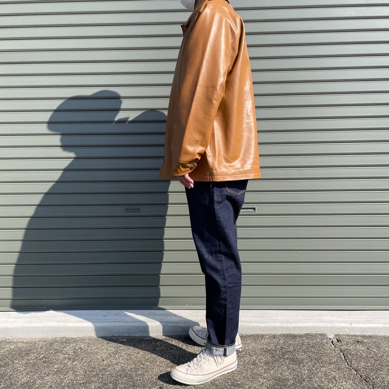 Universal Style Wear】ボールド ジャケット（camel） ラムレザー |...