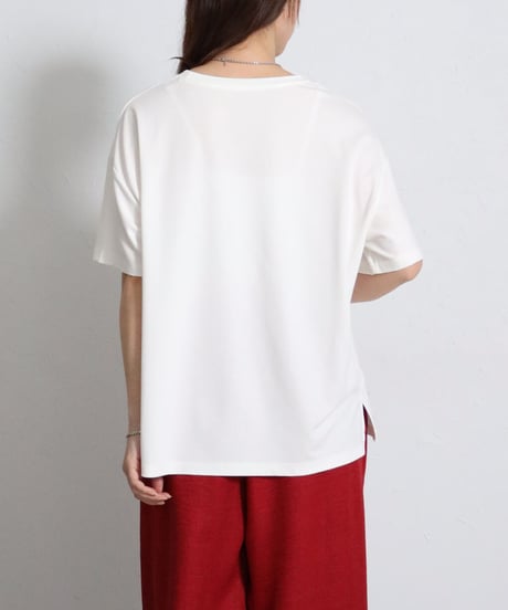 【レディース・ユニセックス】フラワープリント半袖Tシャツ（206689）