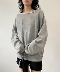 【select】裏毛ワンショルダープルオーバー（2176）