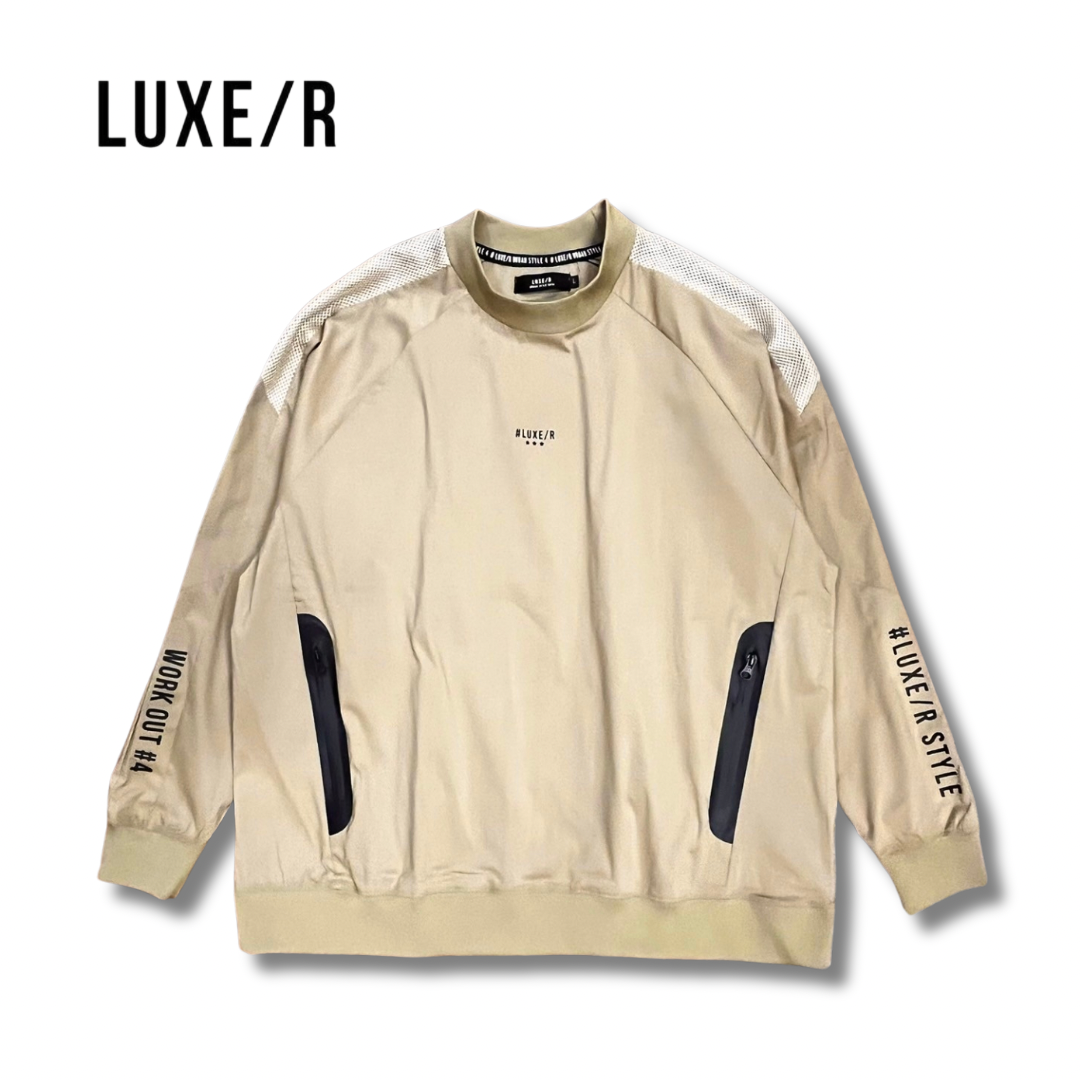 LUXE/R GOLF】(45582)ストレッチナイロン布帛 肩メッシュ&BACK LUXE/R GOLF】(45582)ストレッチナイロン布帛 肩メッシュ&BACK
