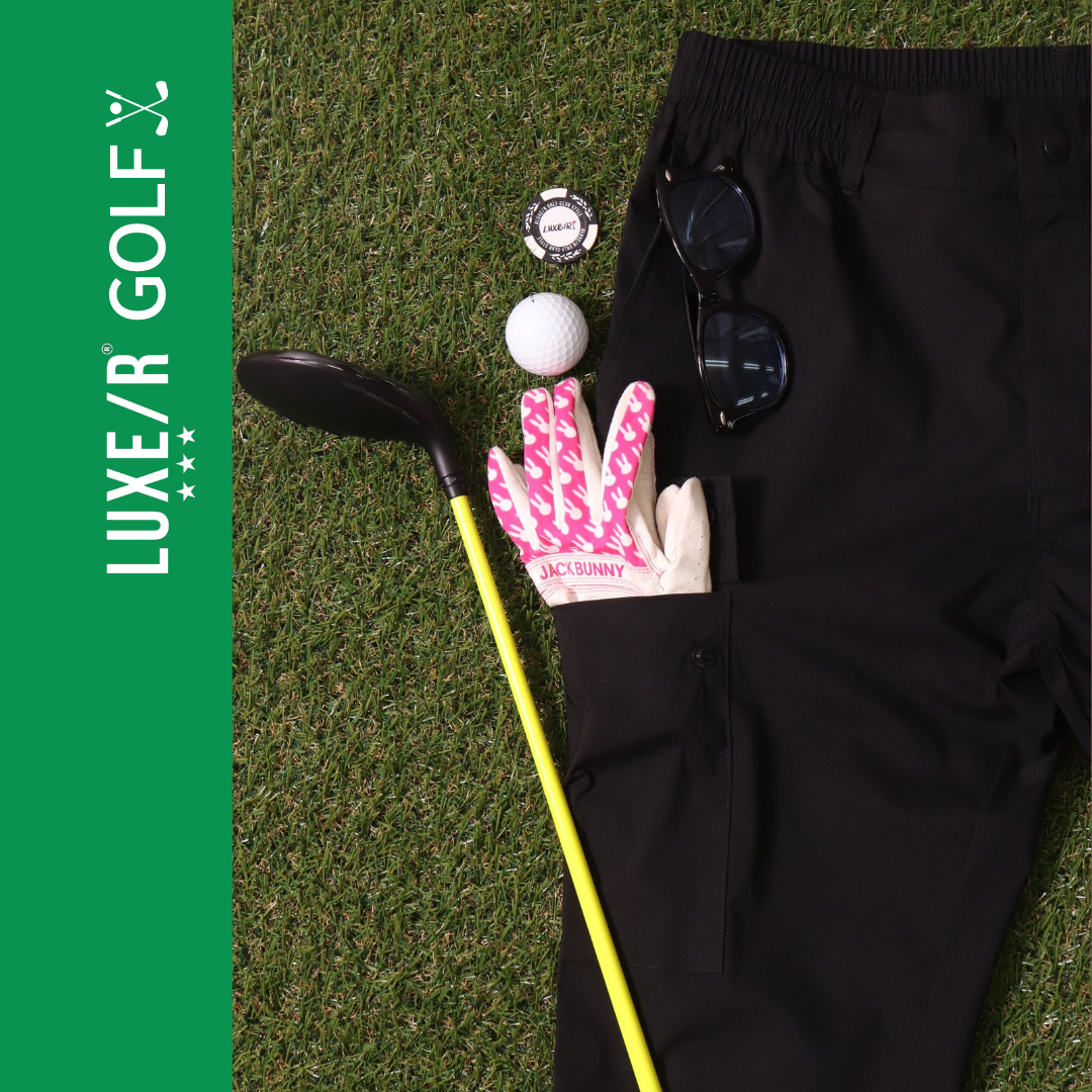 LUXE/R GOLF】ファスナー デザインカーゴ イージー パンツ LUXE/R GOLF】ファスナー デザインカーゴ イージー パンツ