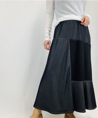 【select】デニム見え素材切替スカート（N26501）