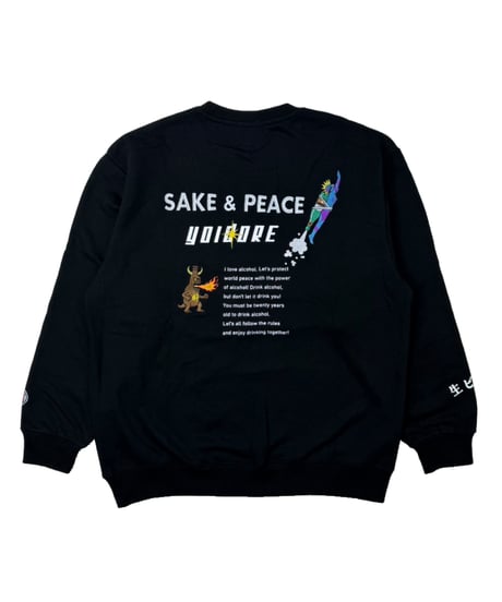 【YOIDORE】SAKE&PEACE クルーネックスウェット (816602)