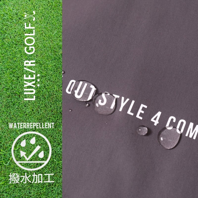 LUXE/R GOLF】ペイズリー柄切替ストレッチ ブロード スウェット LUXE/R GOLF】ペイズリー柄切替ストレッチ ブロード スウェット