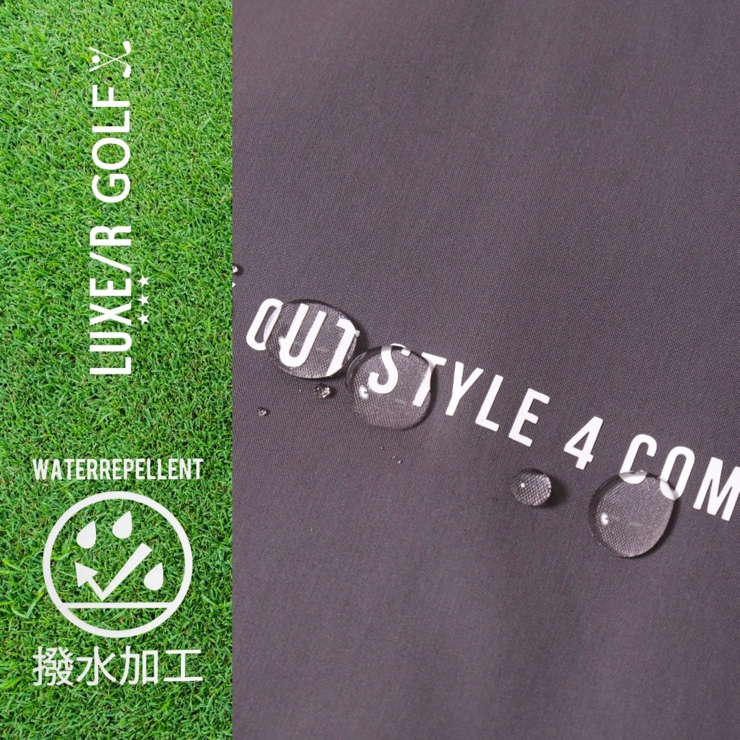 LUXE/R GOLF】ペイズリー柄切替ストレッチ ブロード スウェット LUXE/R GOLF】ペイズリー柄切替ストレッチ ブロード スウェット