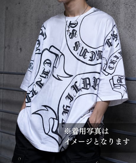 【 Y.e(J)ow 】総柄BIGTシャツ（126806）