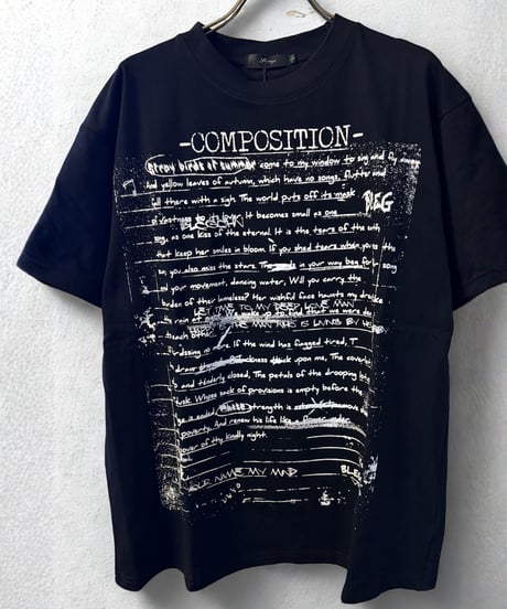 【メンズ・ユニセックス】英字プリントTシャツ（126965）