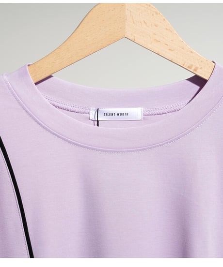 【select】配色パイピングTシャツ（Y-0042）